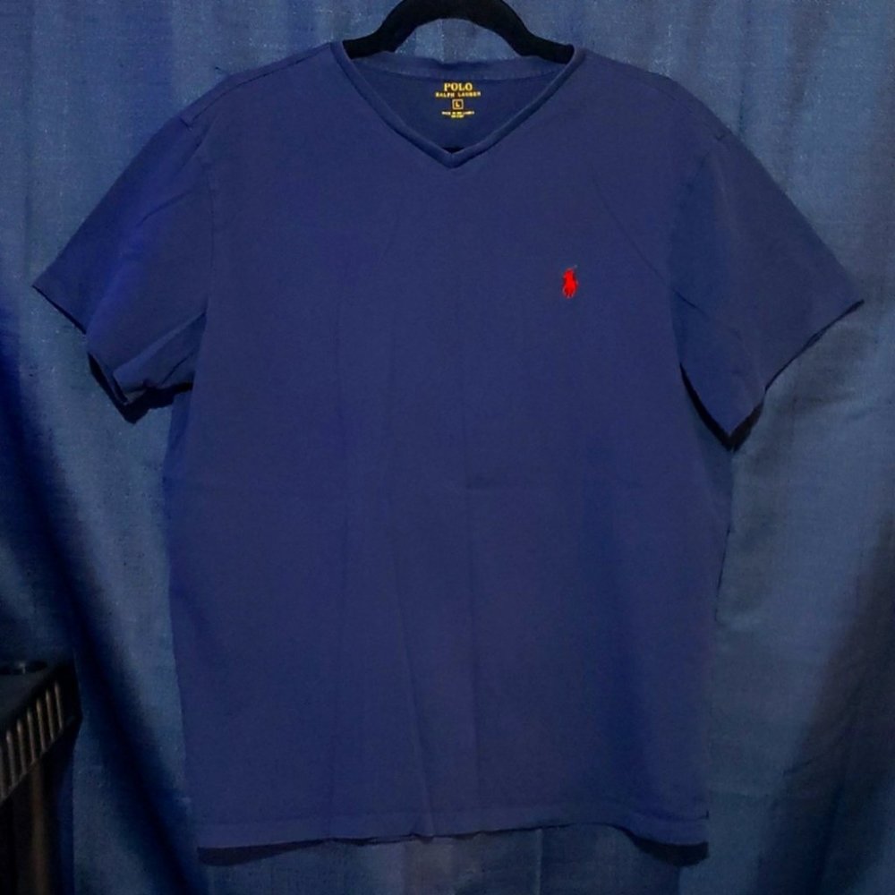 RALPH LAUREN POLO V NECK T-SHIRT
